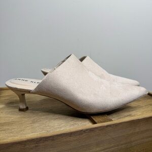 Anne Klein Women's Elegant Cream Mules